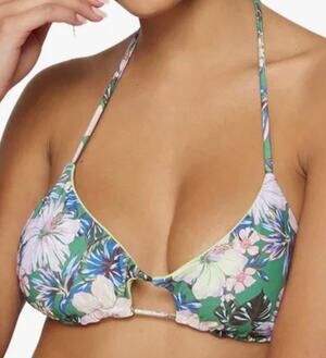 O’Neill Bellamy Floral Madrid Bikini Top XS NWT
